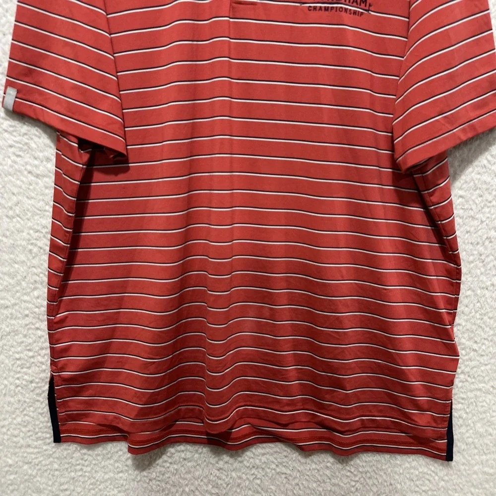 RLX Ralph Lauren Men's Golf Polo Shirt Size XL Red Wyndham Championship‎ Logo